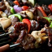 گوشت گوساله با سبزیجات