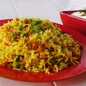 طرز تهیه رنگین پلو