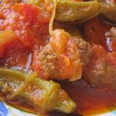 خورش بامیه به سبک جنوبی