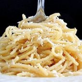 طرز تهیه اسپاگتی پنیری