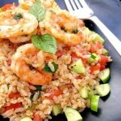طرز تهیه میگو پلوی ویژه