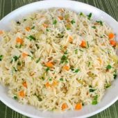 طرز تهیه پلو با مرغ