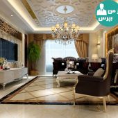 ایجاد دکوراسیون جدید برای پذیرایی با انواع کاغذ دیواری