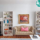 دکوراسیونی خاص برای ایجاد کتابخانه ای ویژه در منزل