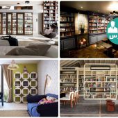 چگونه کتابخانه منزل خود را به بهترین نحو چیدمان کنیم؟