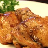 مرغ با لیمو و سس سویا