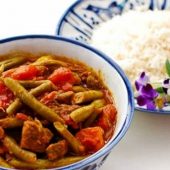 طرز تهیه خورش لوبیا سبز با گوشت