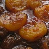 طرز تهیه خورش سیب و آلو قیسی