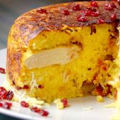 طرز تهیه ته چین مرغ با لپه و کشمش