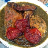 خورش مرغ ترش
