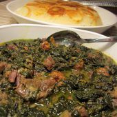 خورش آلو اسفناج
