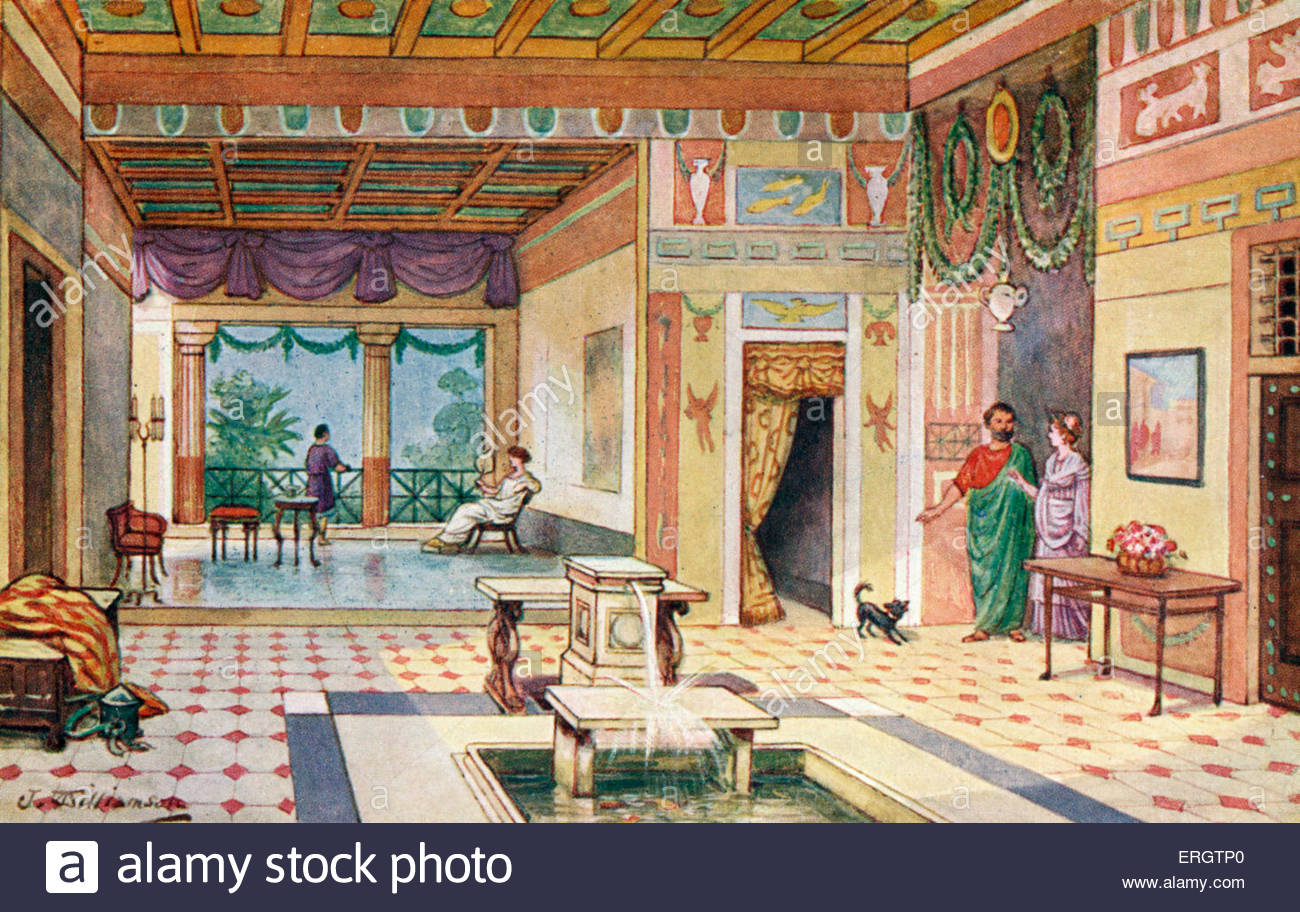 اتاق میانی خانه ی «Gaius Secundud»