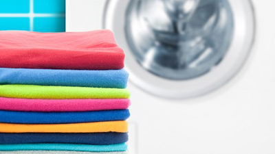 شستن لباس و اب کم